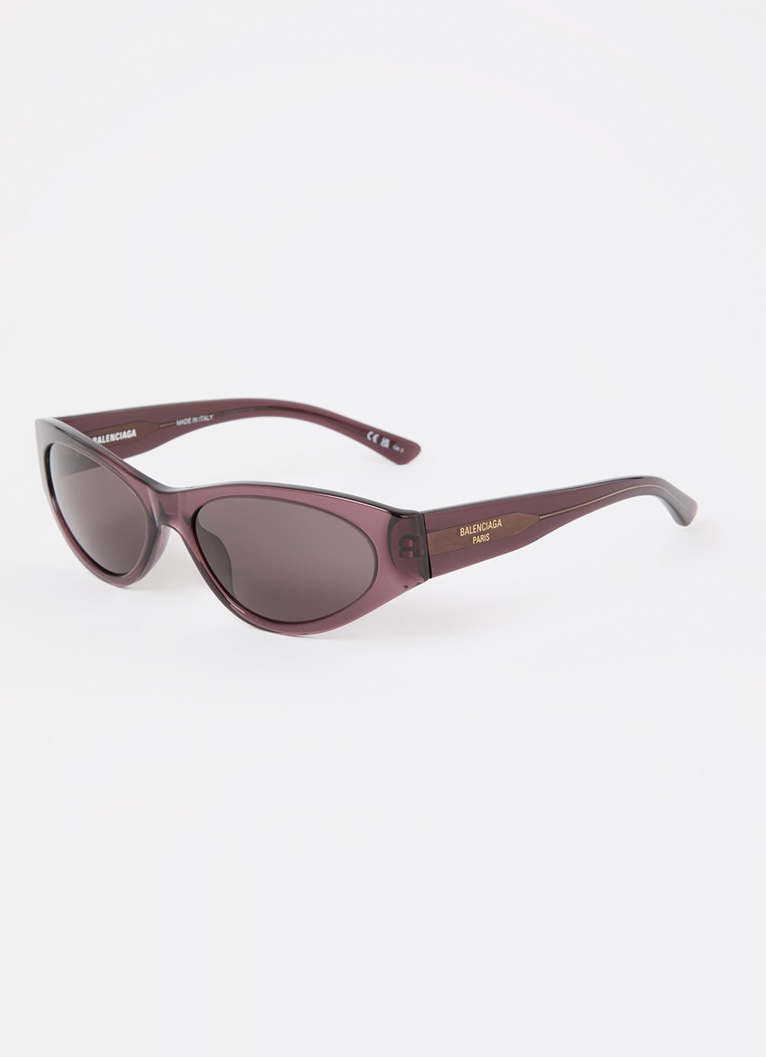 Balenciaga Cat Eye zonnebril BB0367S - voorkant paars