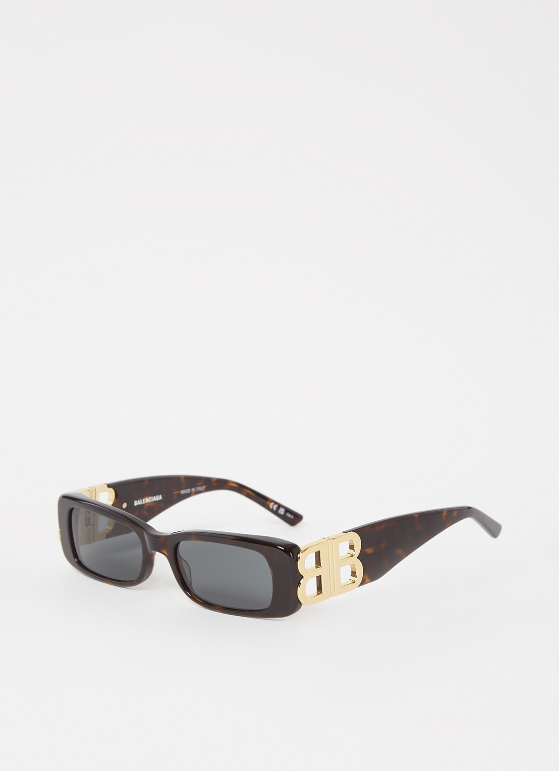 Balenciaga Dynasty zonnebril BB0096S - voorkant 3 donkerbruin