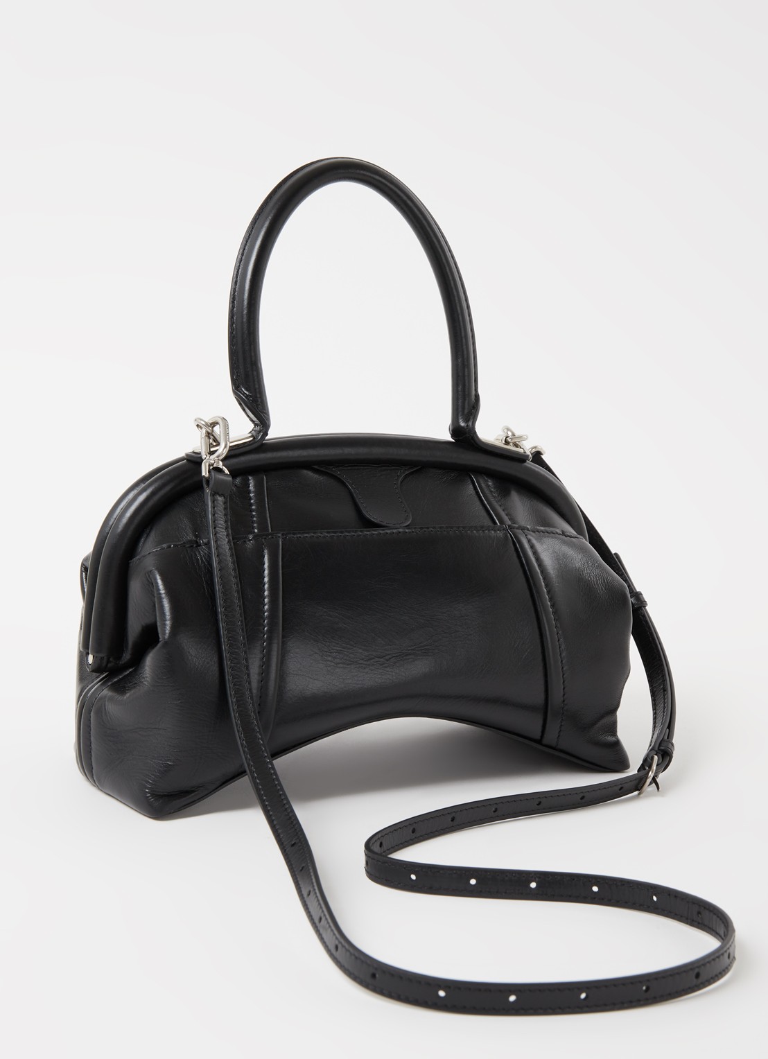 Balenciaga Frame S handtas van kalfsleer - achterkant zwart