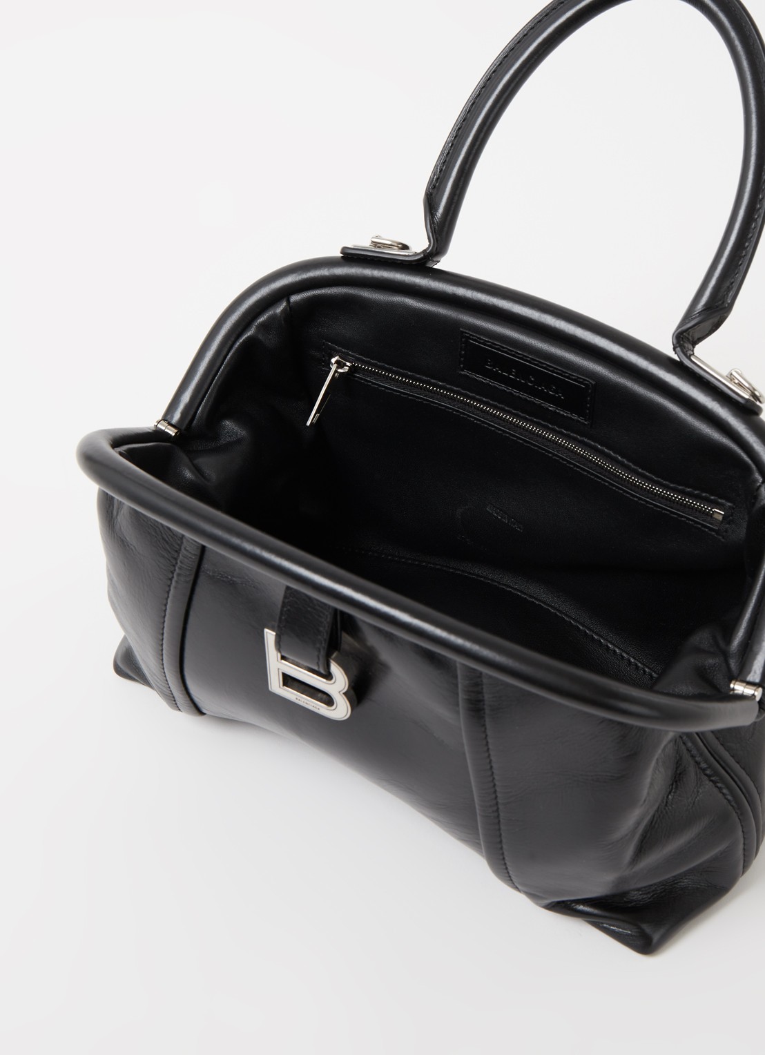 Balenciaga Frame S handtas van kalfsleer - detail 5 zwart