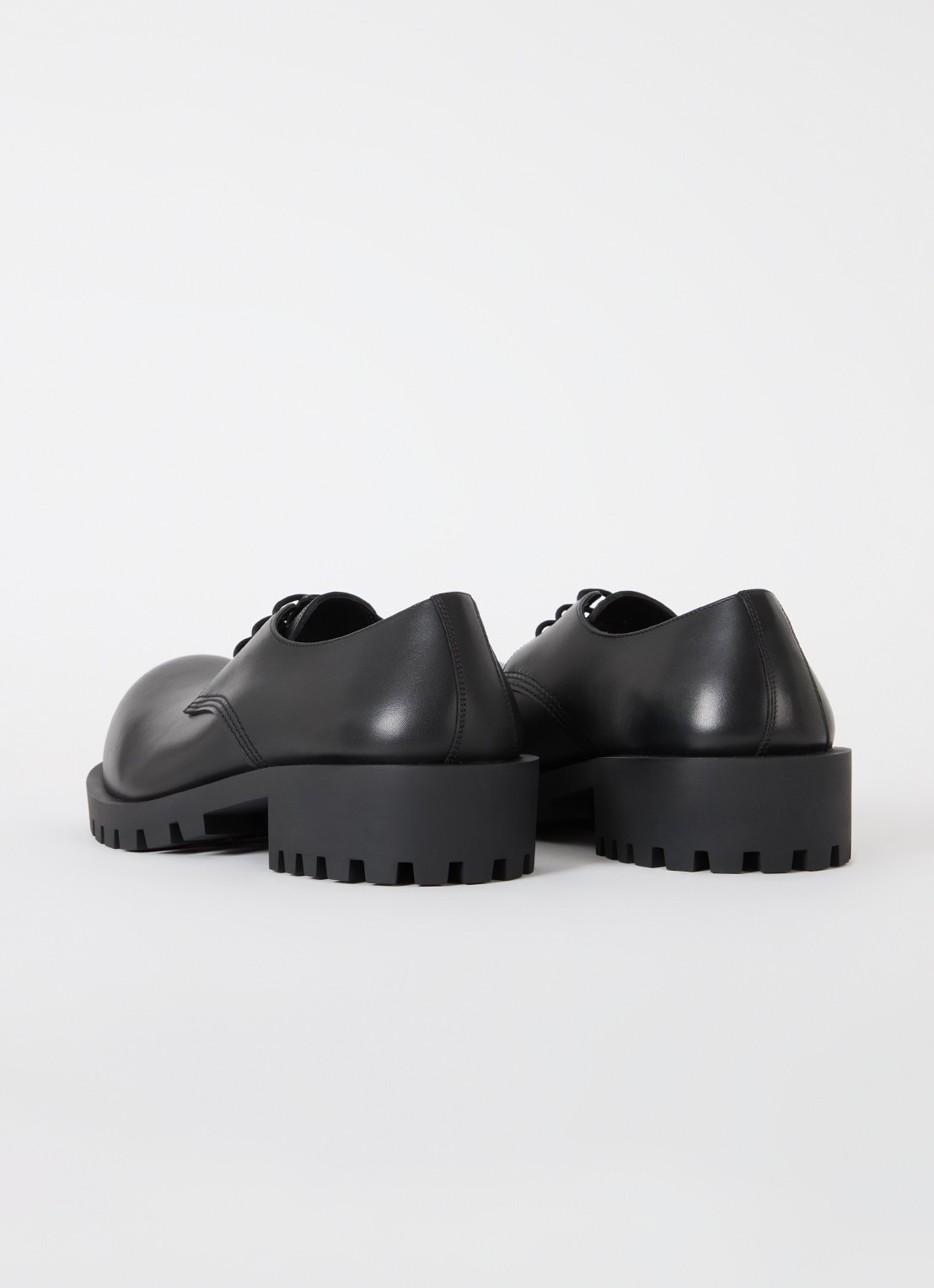 Balenciaga Hummer Derbie van kalfsleer - achterkant zwart