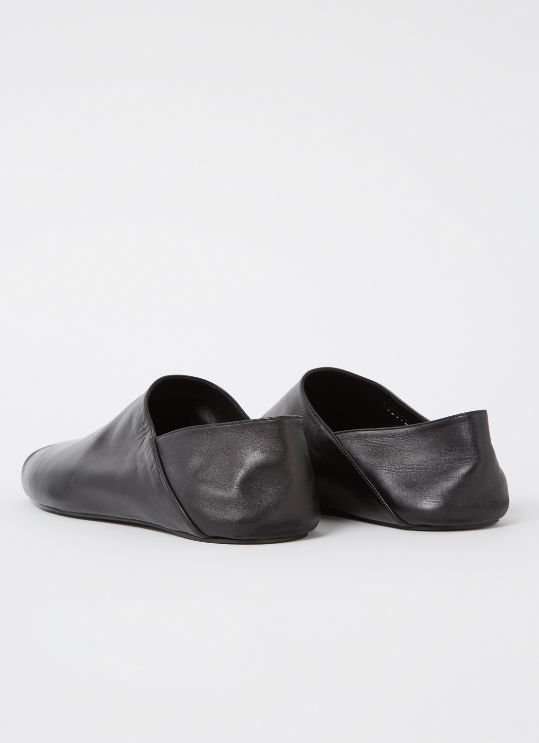 Balenciaga Kensington instapper van kalfsleer met destroyed afwerking - detail 4 zwart