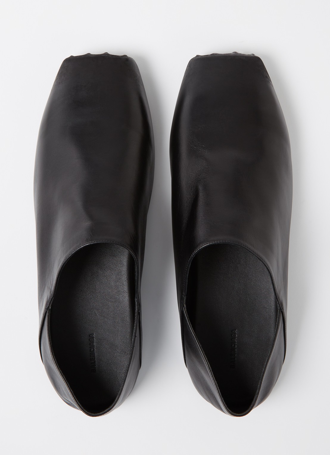 Balenciaga Kensington instapper van kalfsleer met destroyed afwerking - detail 5 zwart