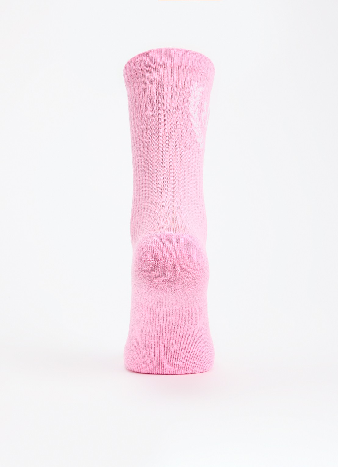 Balenciaga Laurel sokken in katoenblend met logoprint - voorkant 3 roze