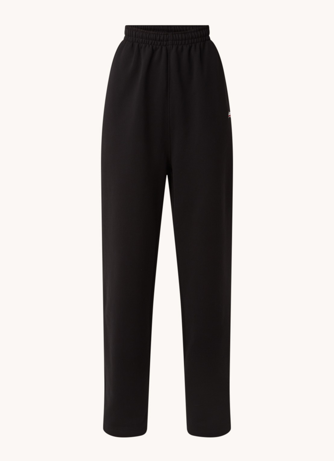 Balenciaga Political Campaign high waist wide fit joggingbroek met steekzakken - voorkant zwart