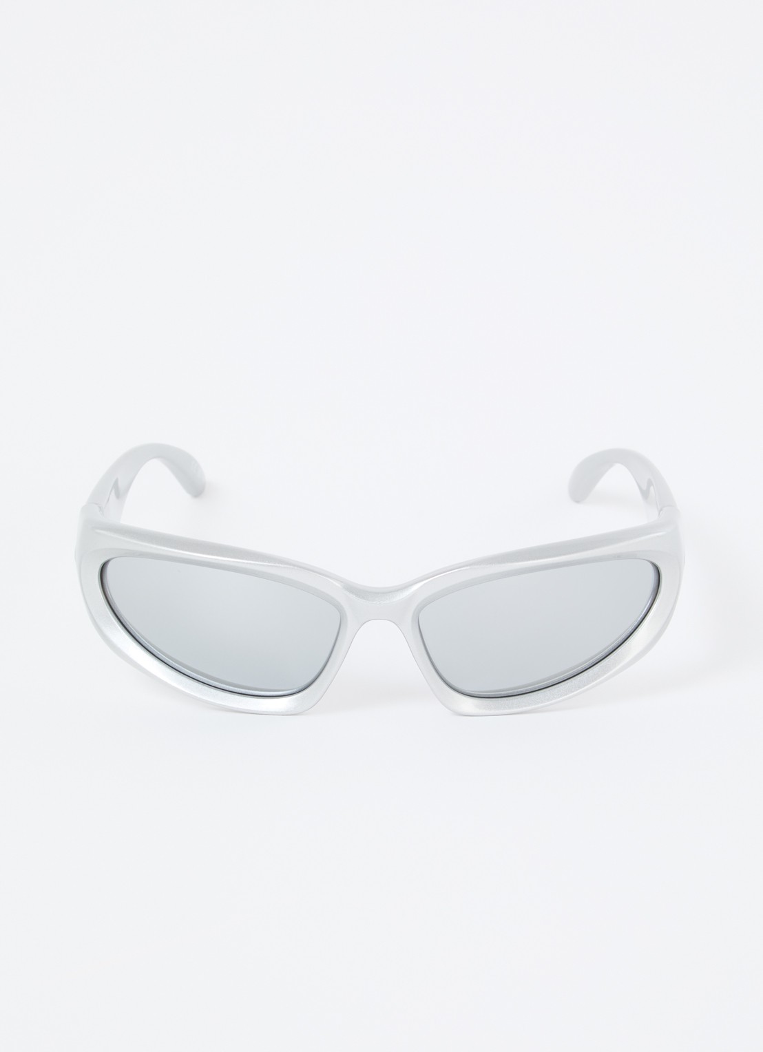 Balenciaga Retro zonnebril BB0157S - detail zilver