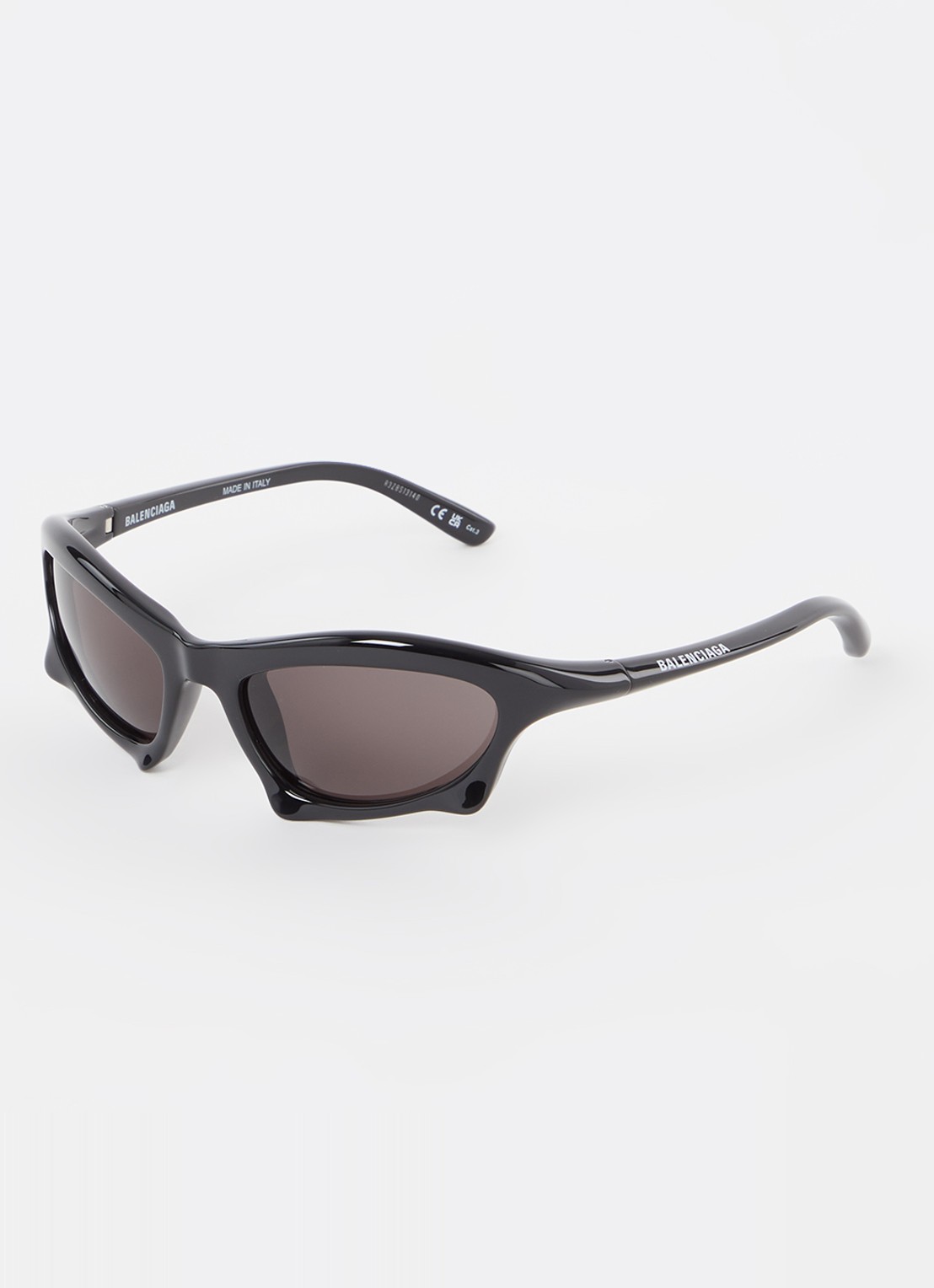 Balenciaga Retro zonnebril BB0229S  - voorkant zwart