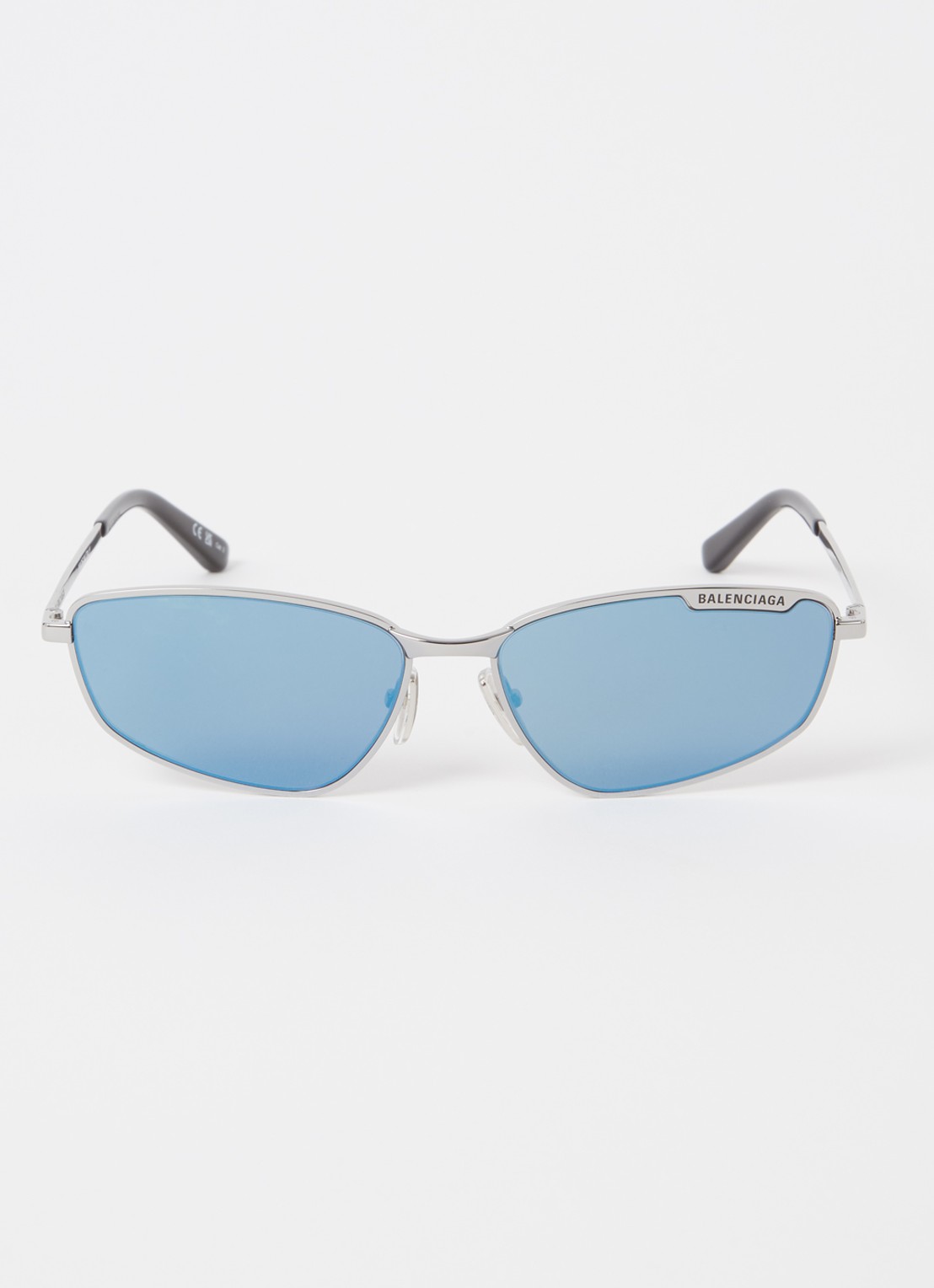 Balenciaga Retro zonnebril BB0277S - detail 3 zilver