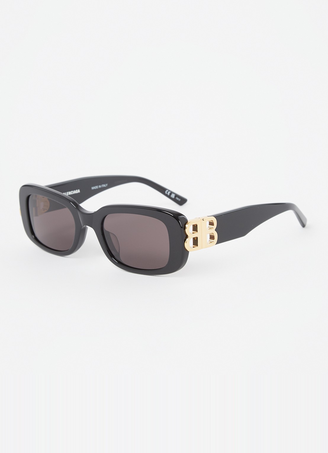 Balenciaga Retro zonnebril BB0310SK - voorkant zwart