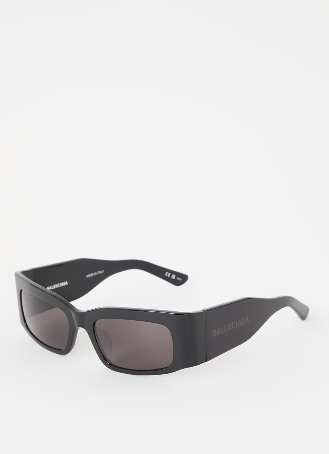 Balenciaga Retro zonnebril BB0328S - voorkant zwart