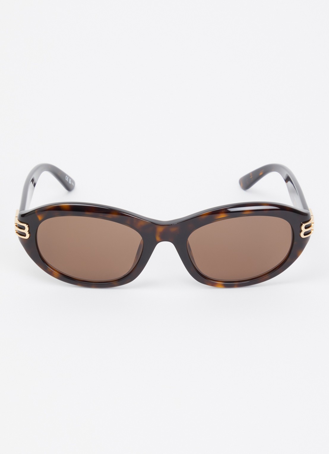Balenciaga Retro zonnebril BB0434SK - detail bruin