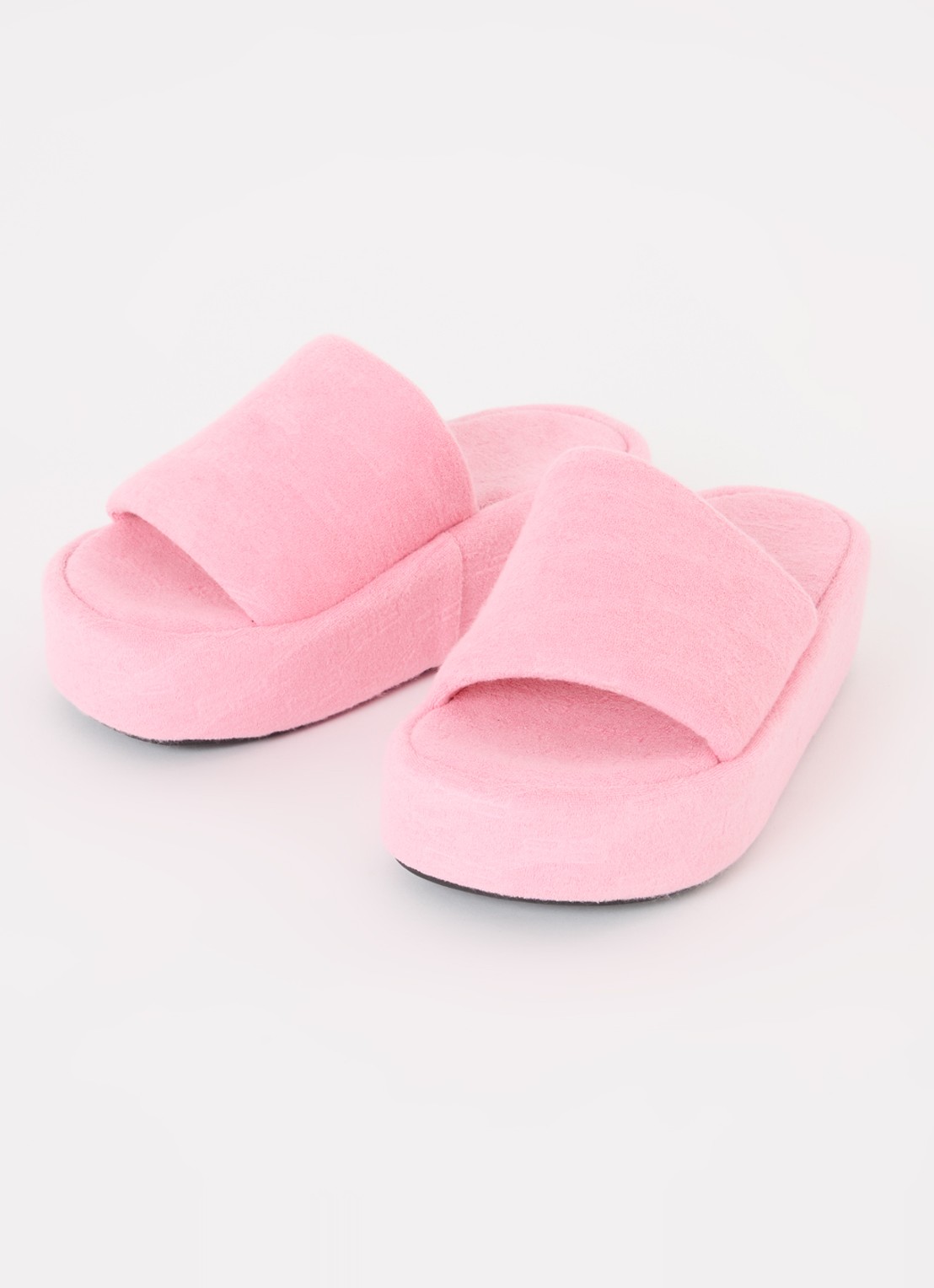 Balenciaga Rise slipper met logo - detail 4 roze