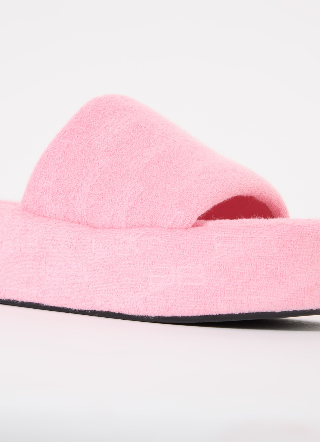 Balenciaga Rise slipper met logo - detail 7 roze