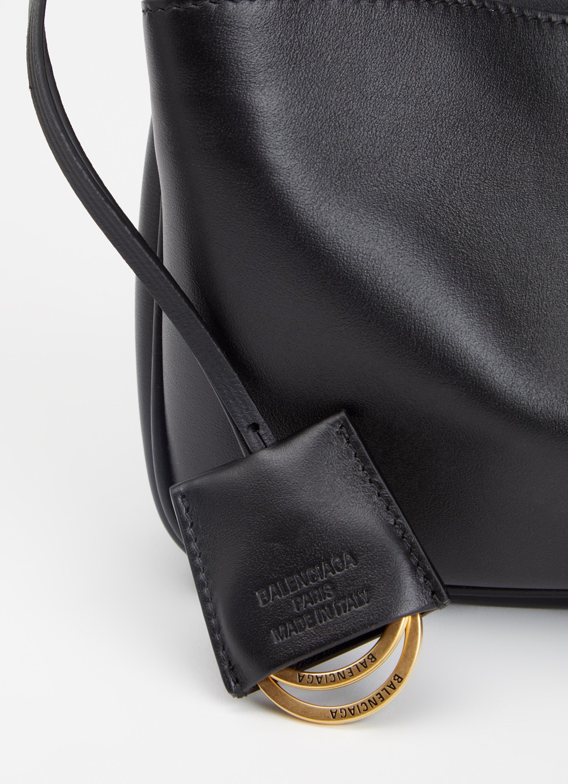Balenciaga Rodeo Sling Pochette schoudertas van kalfsleer - detail 3 zwart