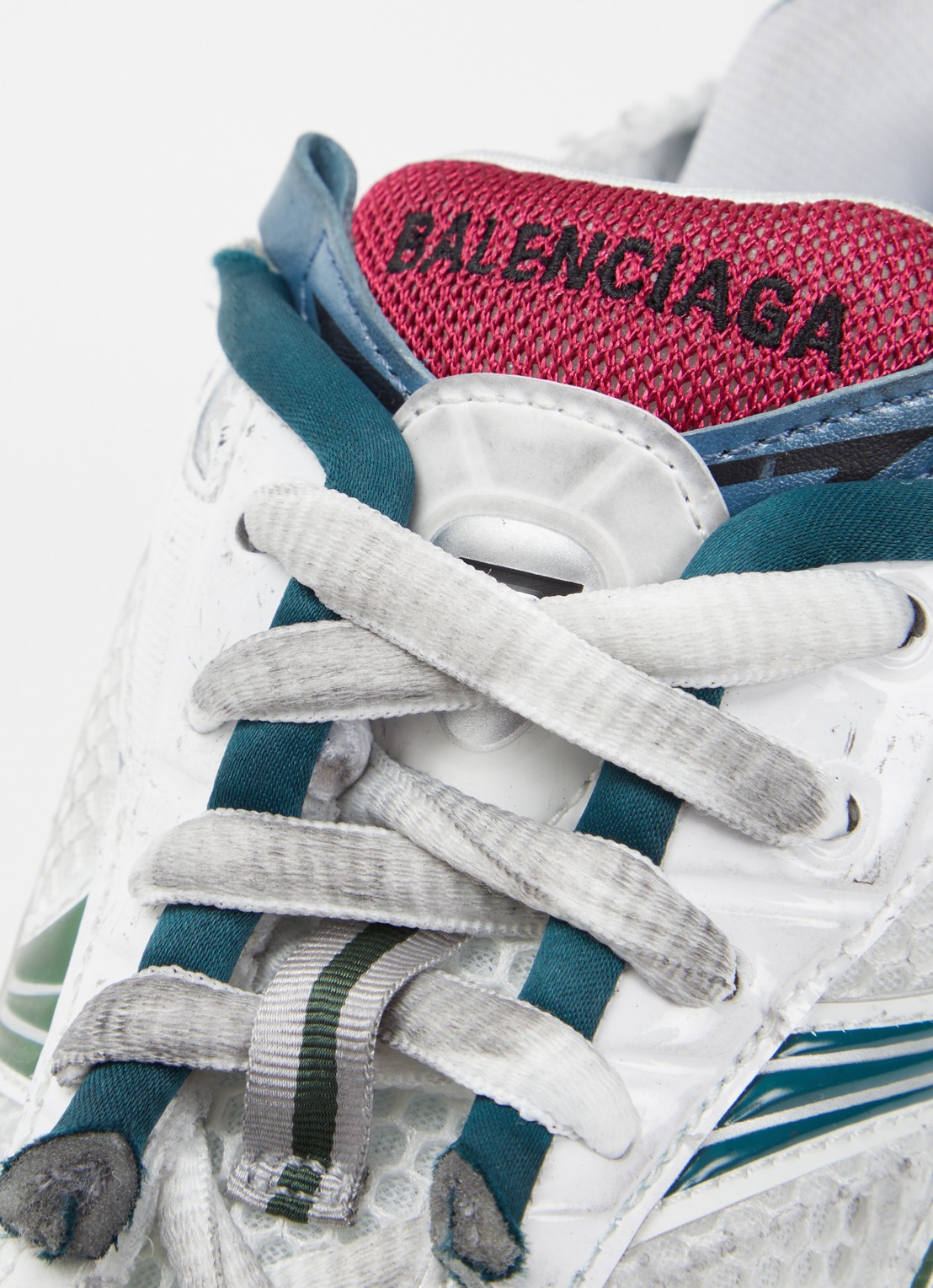 Balenciaga Runner sneaker met mesh details - detail 6 roze
