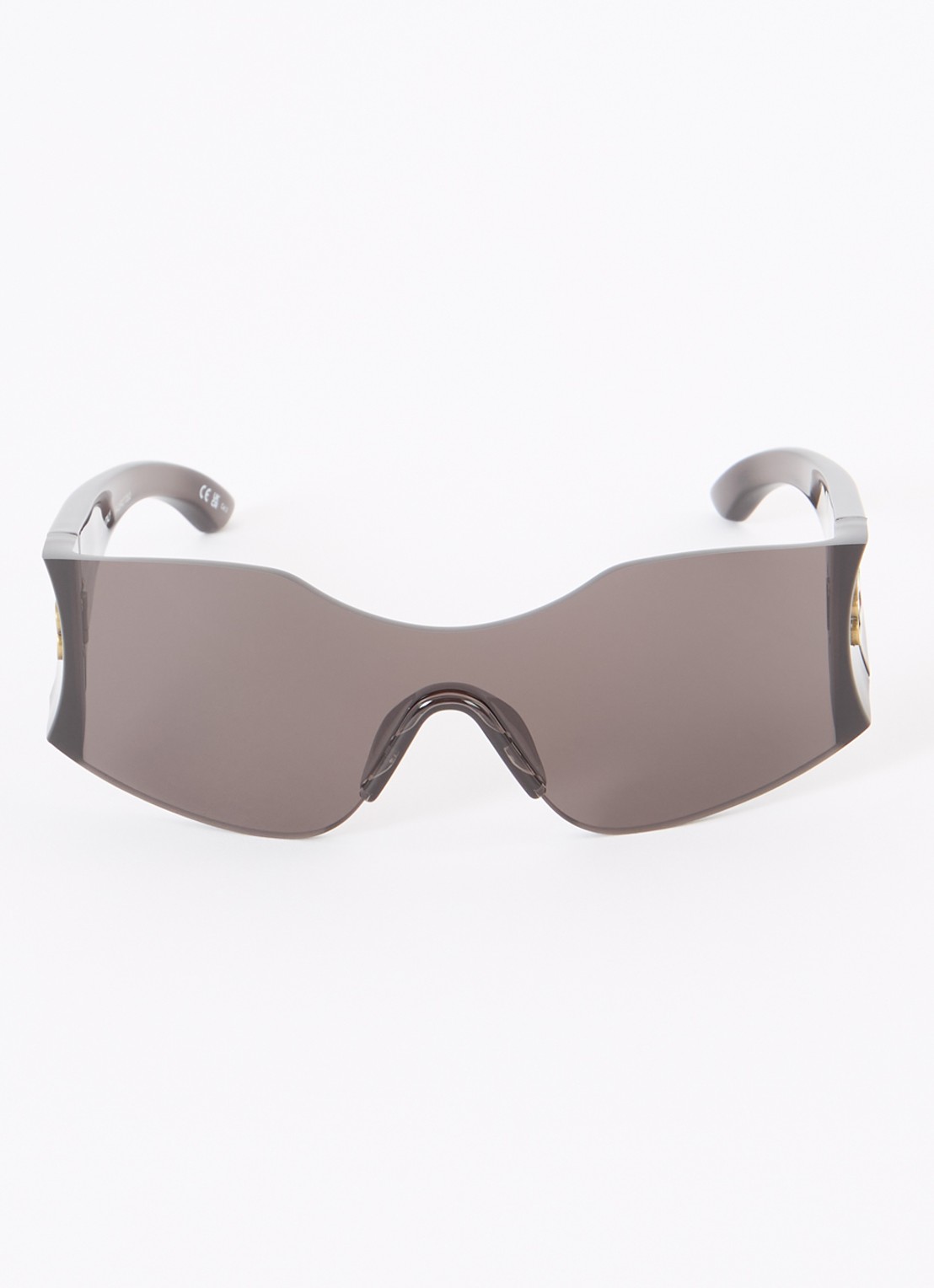 Balenciaga Shield zonnebril BB0292S - detail donkergrijs