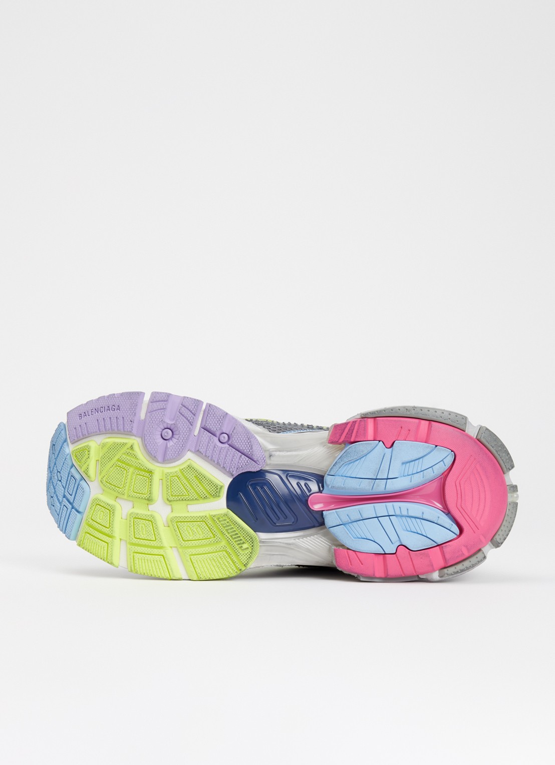 Balenciaga Sneaker met mesh details - detail 6 grijs