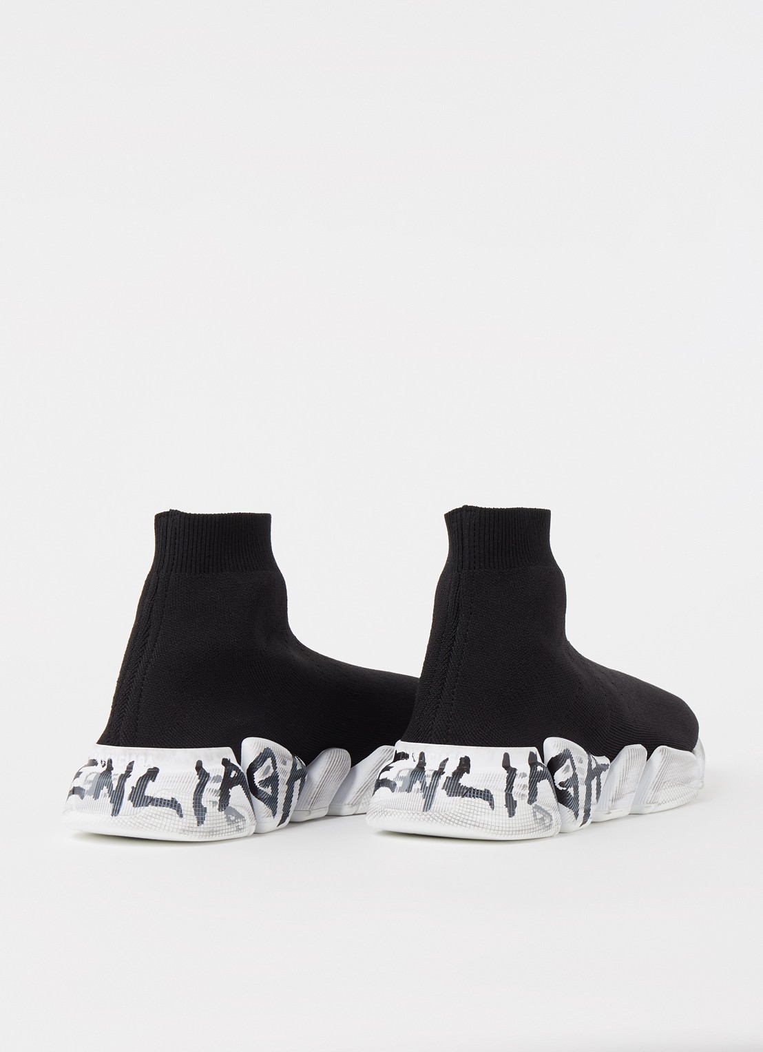 Balenciaga Speed 2.0 Trainer met gebreid bovenwerk - detail 6 zwart