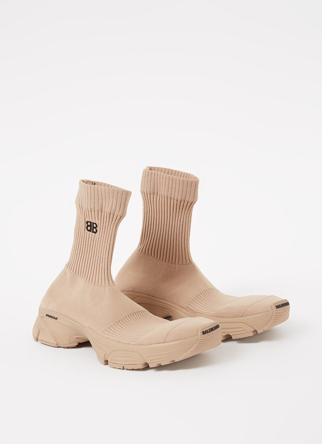 Balenciaga Speed 3.0 Trainer met gebreid bovenwerk - detail 3 beige