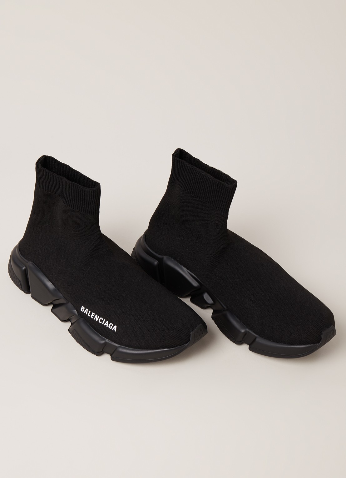 Balenciaga Speed Trainer met logo - detail 2 zwart