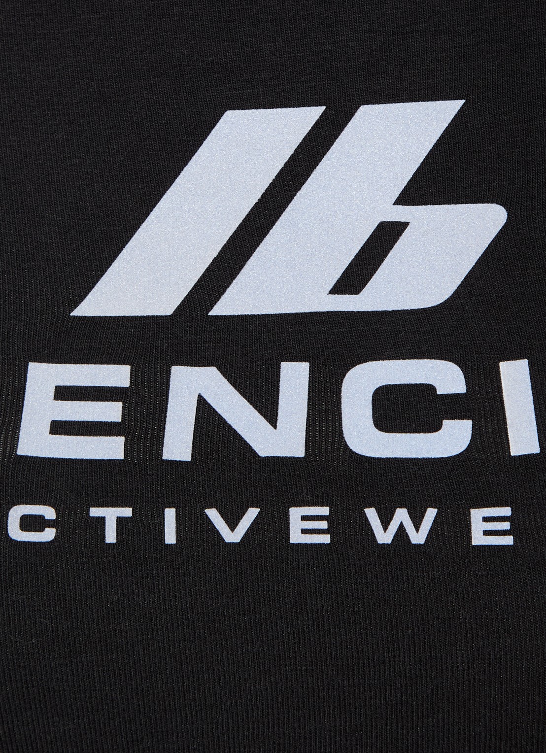 Balenciaga T-shirt met logoprint - detail 5 zwart