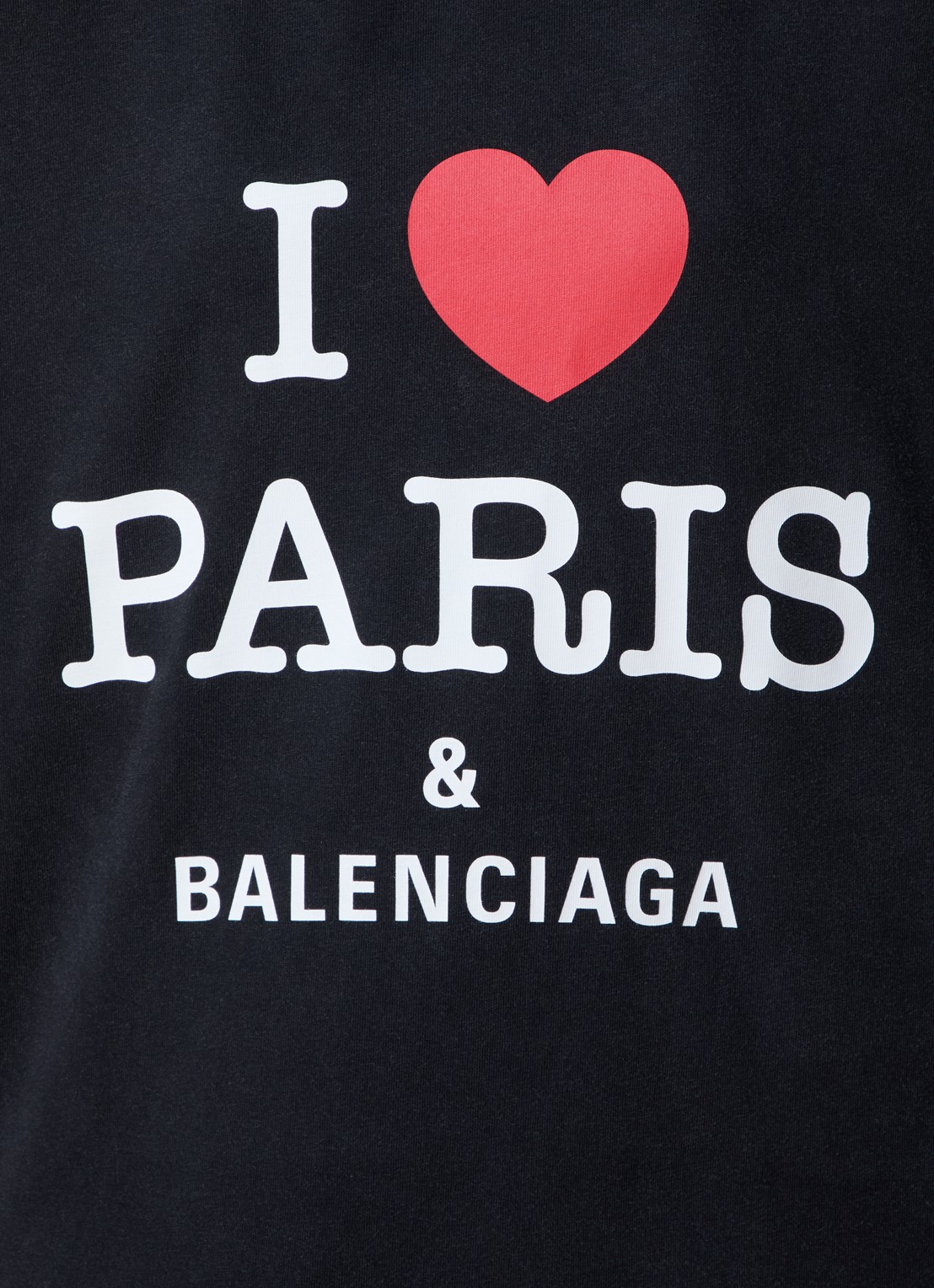 Balenciaga T-shirt met logoprint - detail 5 zwart