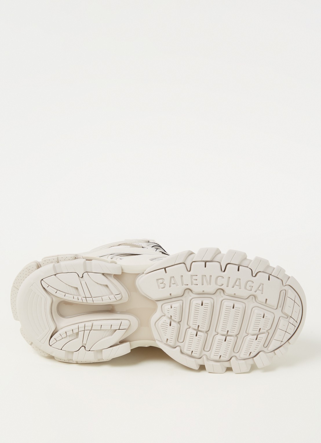 Balenciaga Track Hike sneaker met mesh details - detail 5 creme