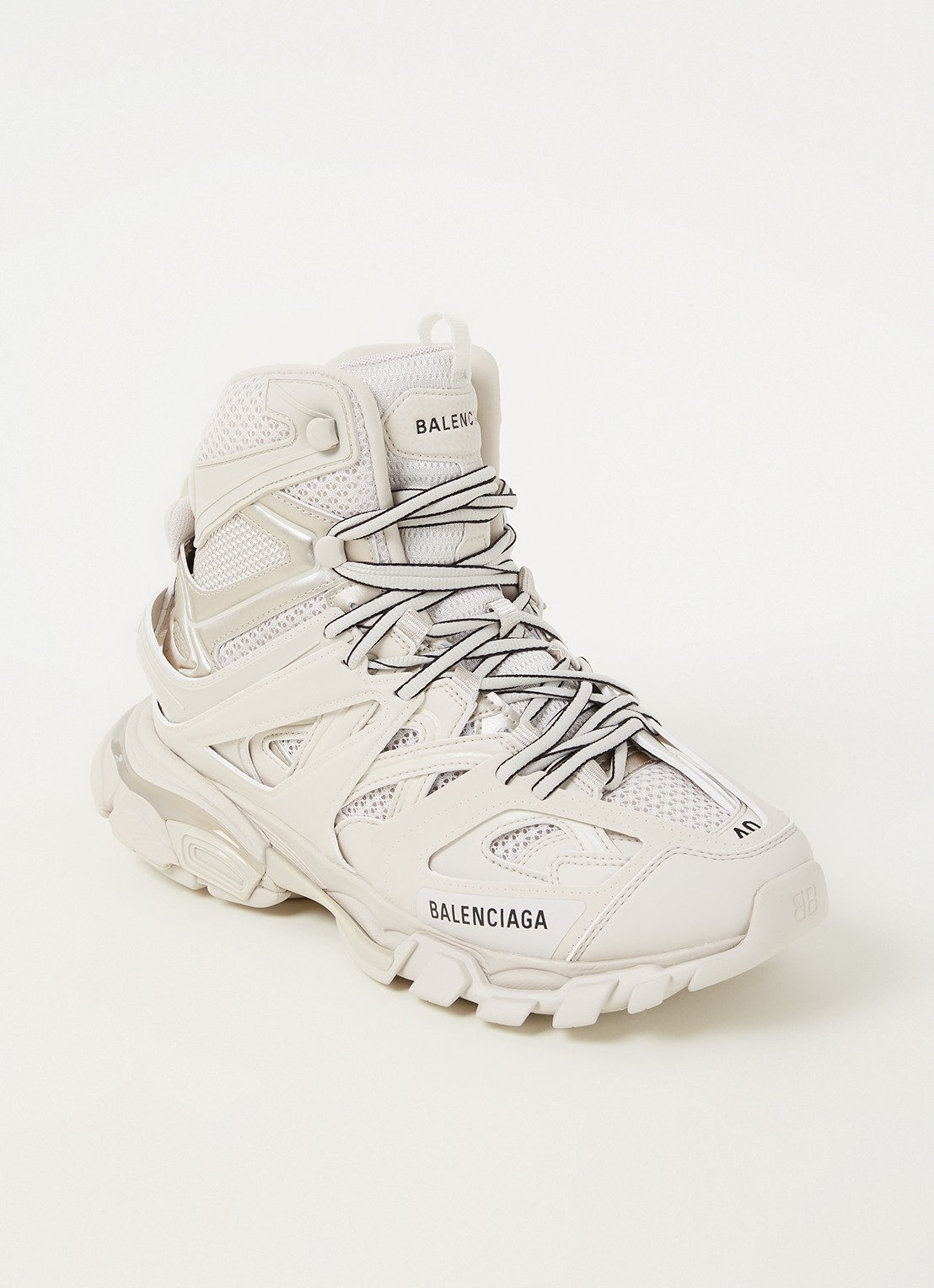 Balenciaga Track Hike sneaker met mesh details - voorkant 6 creme