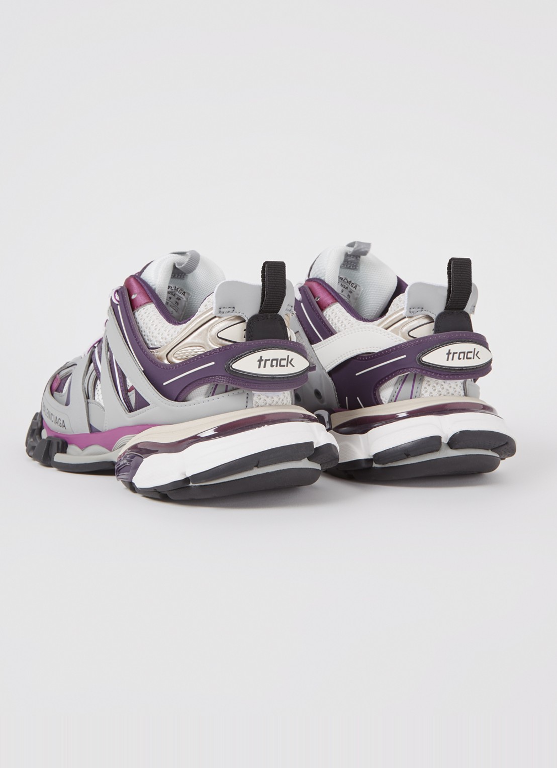 Balenciaga Track sneaker met mesh details - achterkant 7 paars