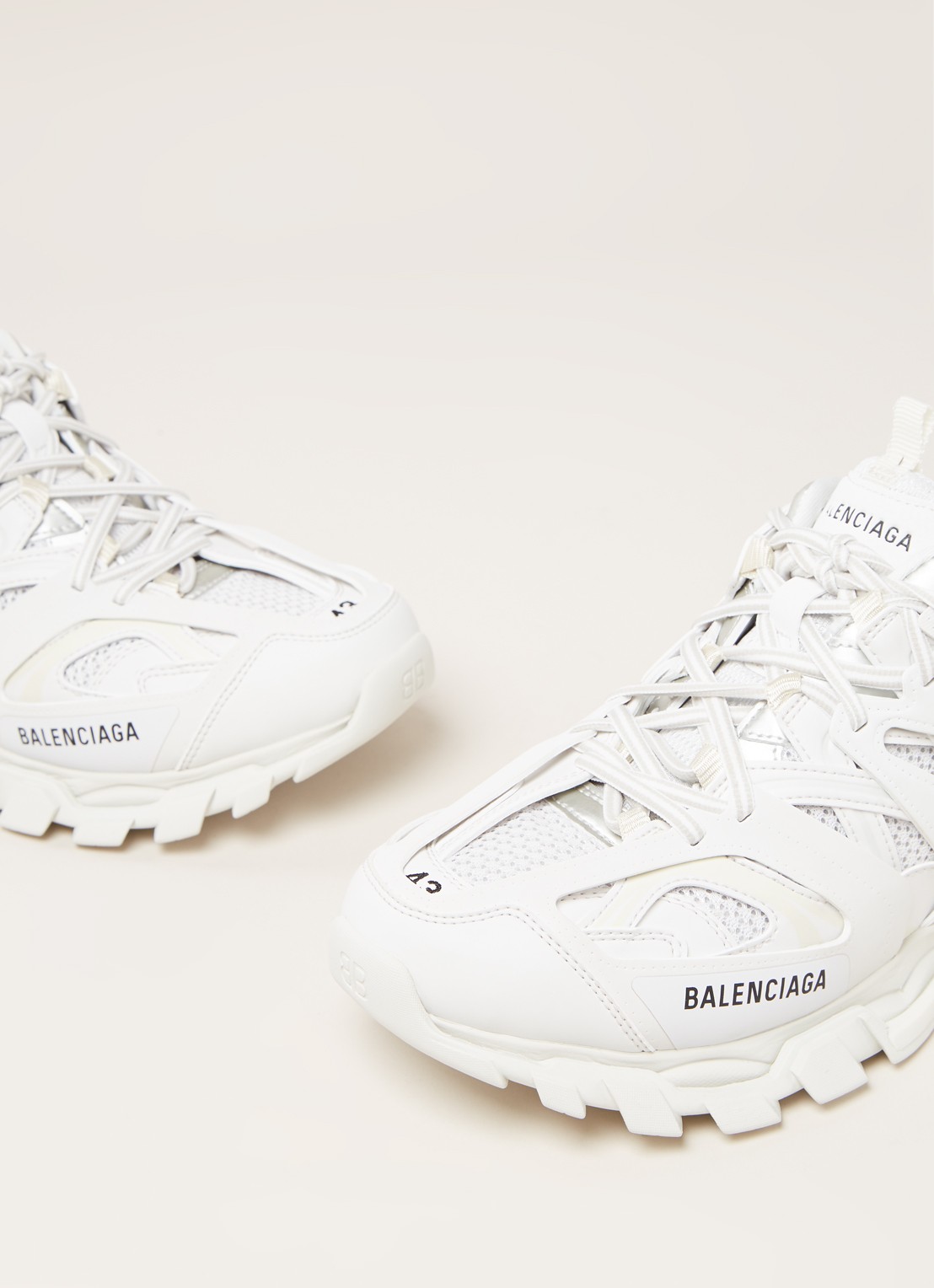 Balenciaga Track sneaker met mesh details  - detail 4 wit