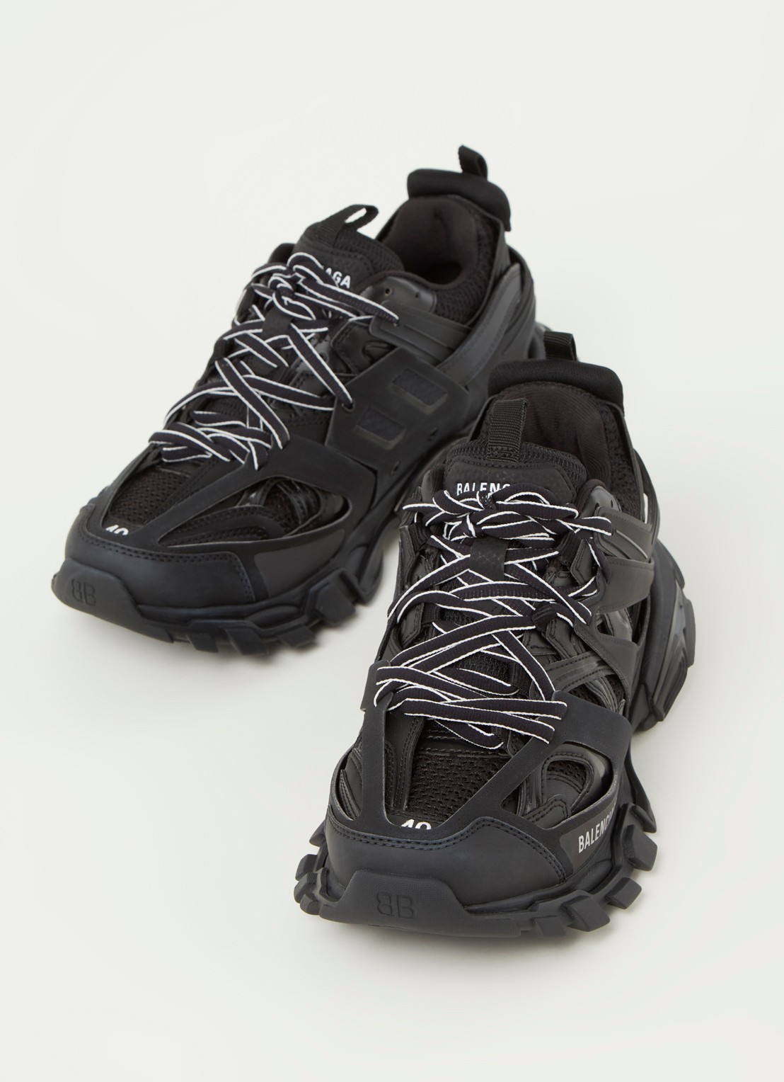 Balenciaga Track sneaker met mesh detalis - detail 2 zwart