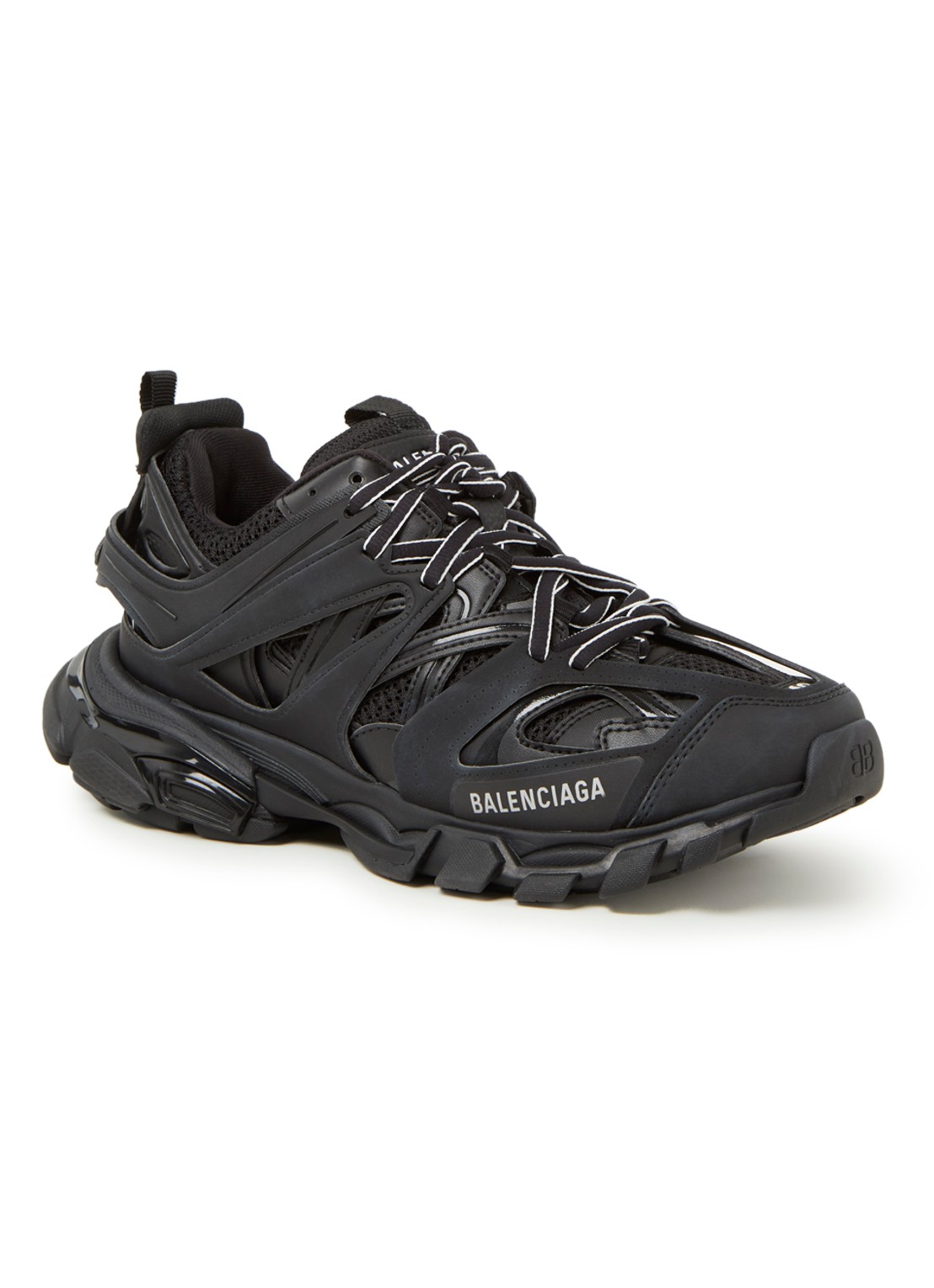Balenciaga Track sneaker met mesh detalis - voorkant 4 zwart
