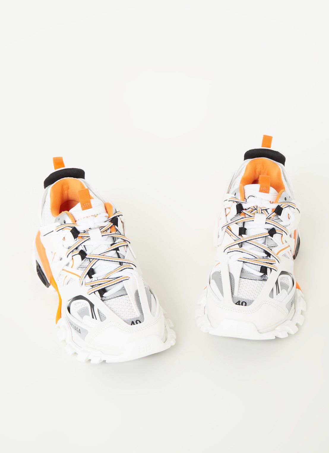 Balenciaga Track sneaker met mesh detalis - detail 3 oranje
