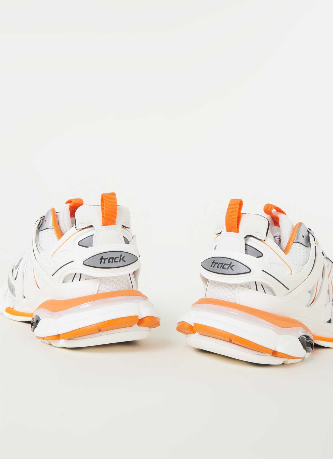 Balenciaga Track sneaker met mesh detalis - detail 4 oranje