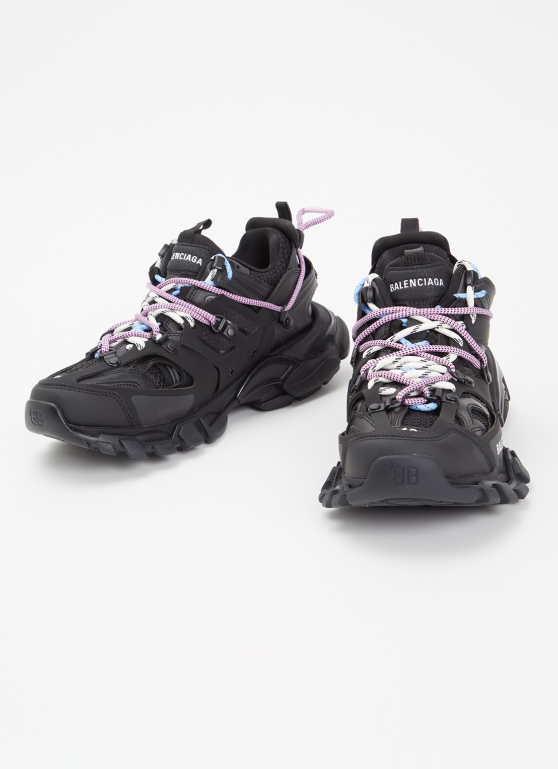 Balenciaga Track Trail Laces sneaker met mesh details - detail 2 zwart