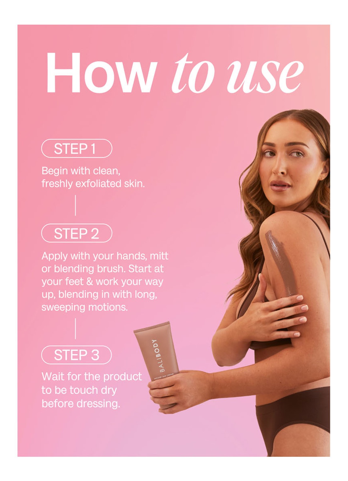 Bali Body Instant Tan Cream - zelfbruiner - detail 7 dark