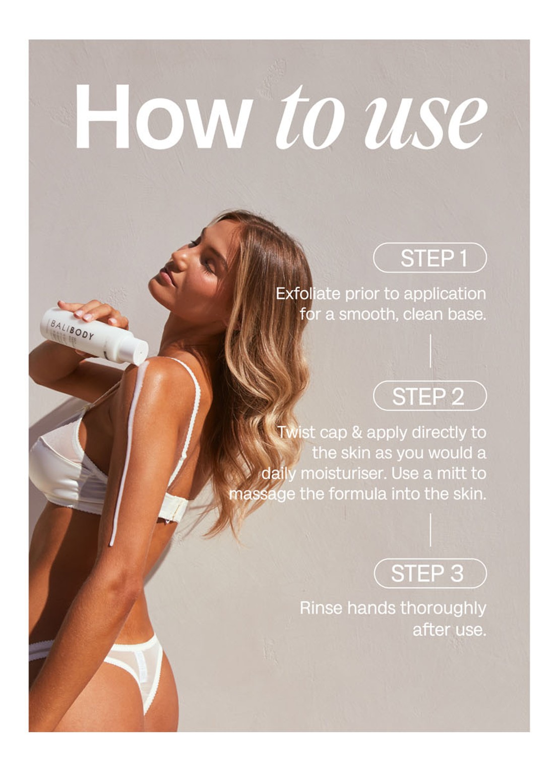 Bali Body Self Tanning Milk - zelfbruiner - detail 7 medium-dark