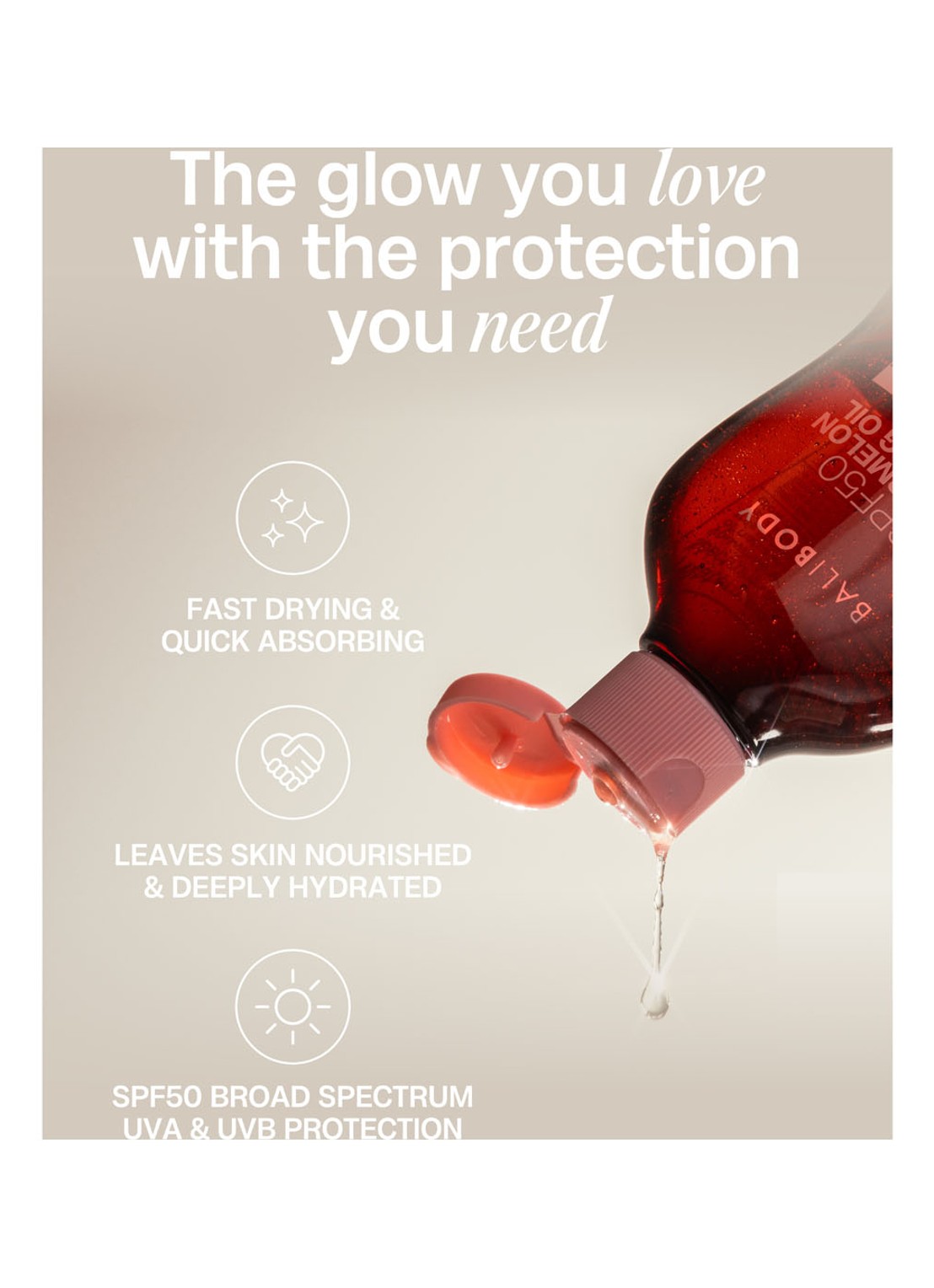 Bali Body Watermelon Tanning Oil SPF 50 - bruiningsolie - detail 4 undefined