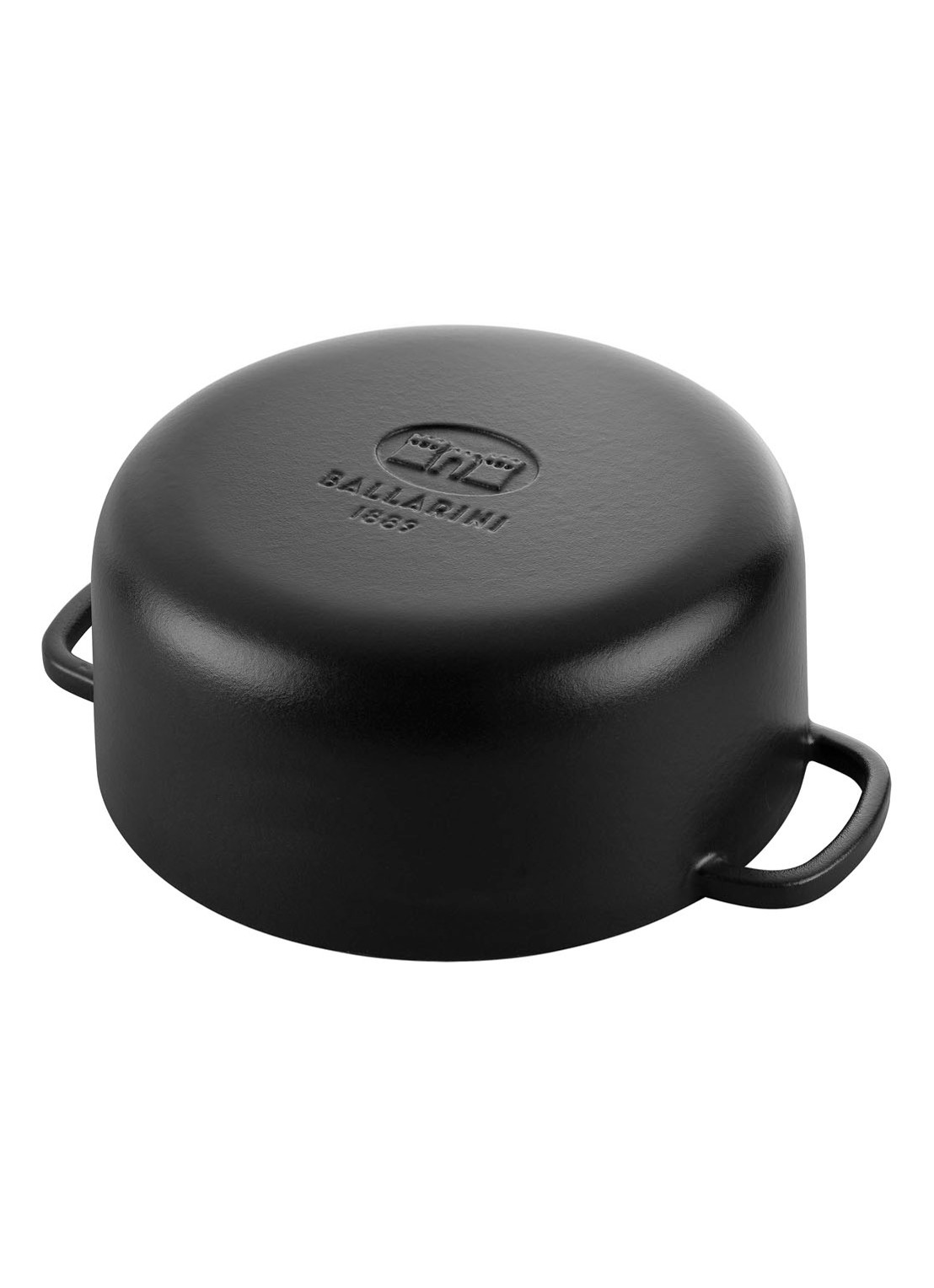 Ballarini Bellamonte ronde braadpan Ø20 cm - detail zwart