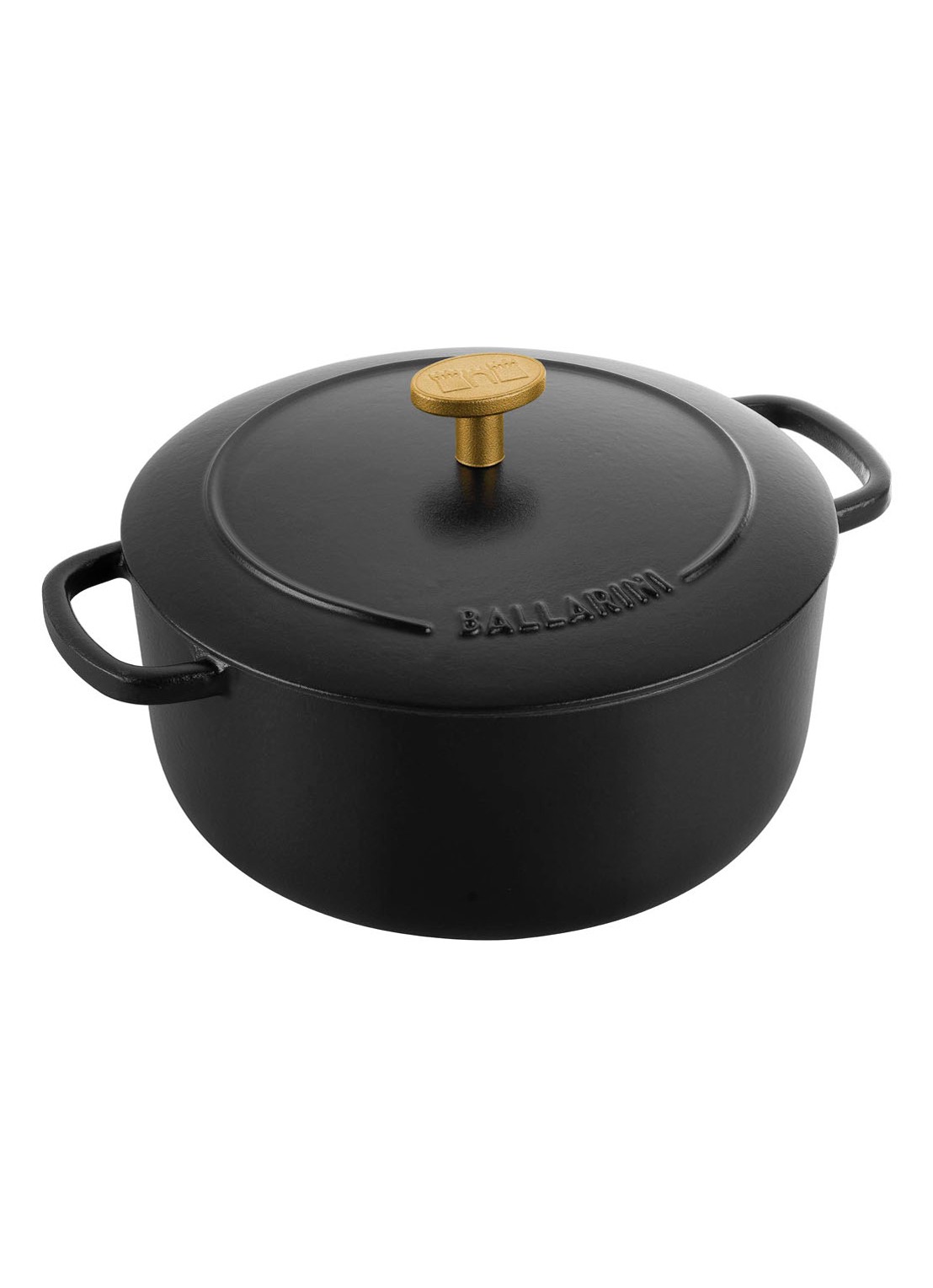 Ballarini Bellamonte ronde braadpan Ø20 cm - voorkant 3 zwart