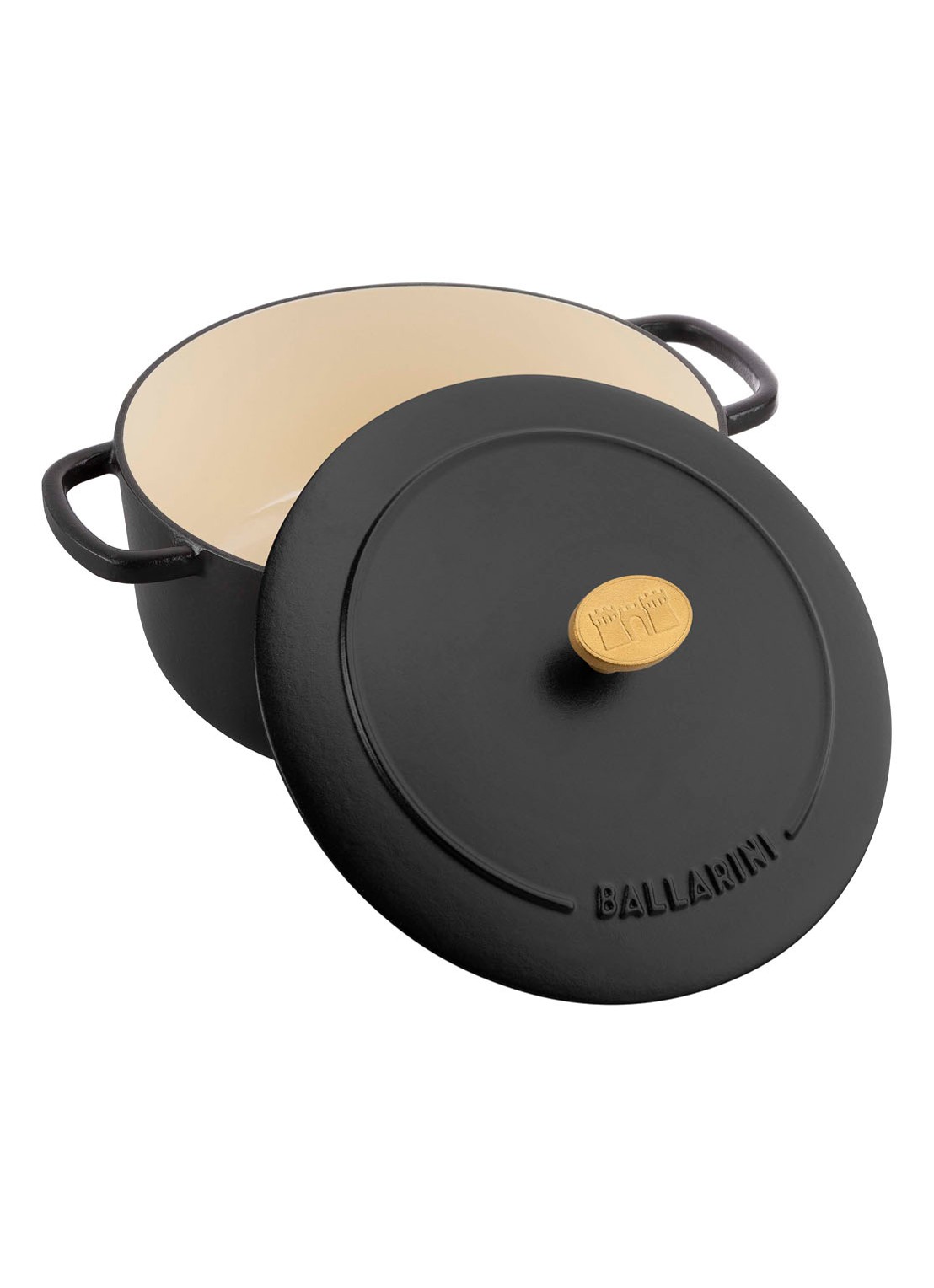 Ballarini Bellamonte ronde braadpan Ø20 cm - voorkant 4 zwart
