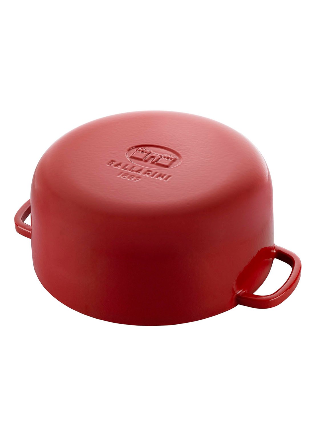 Ballarini Bellamonte ronde braadpan Ø20 cm - detail rood