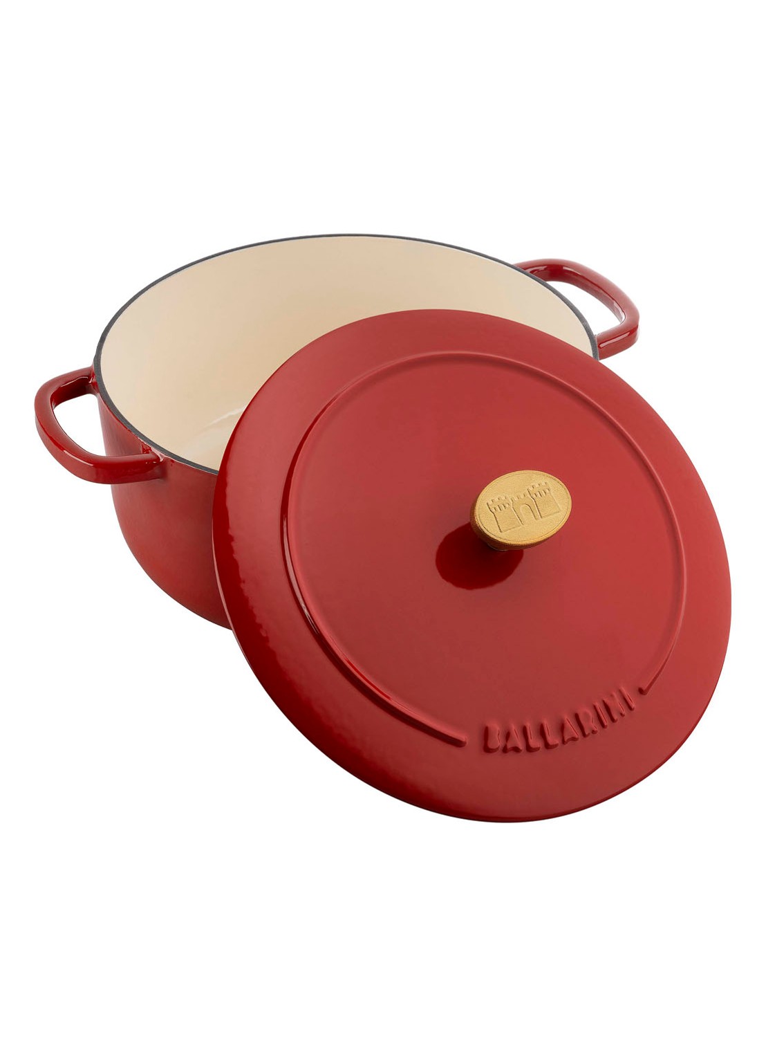 Ballarini Bellamonte ronde braadpan Ø20 cm - voorkant 4 rood