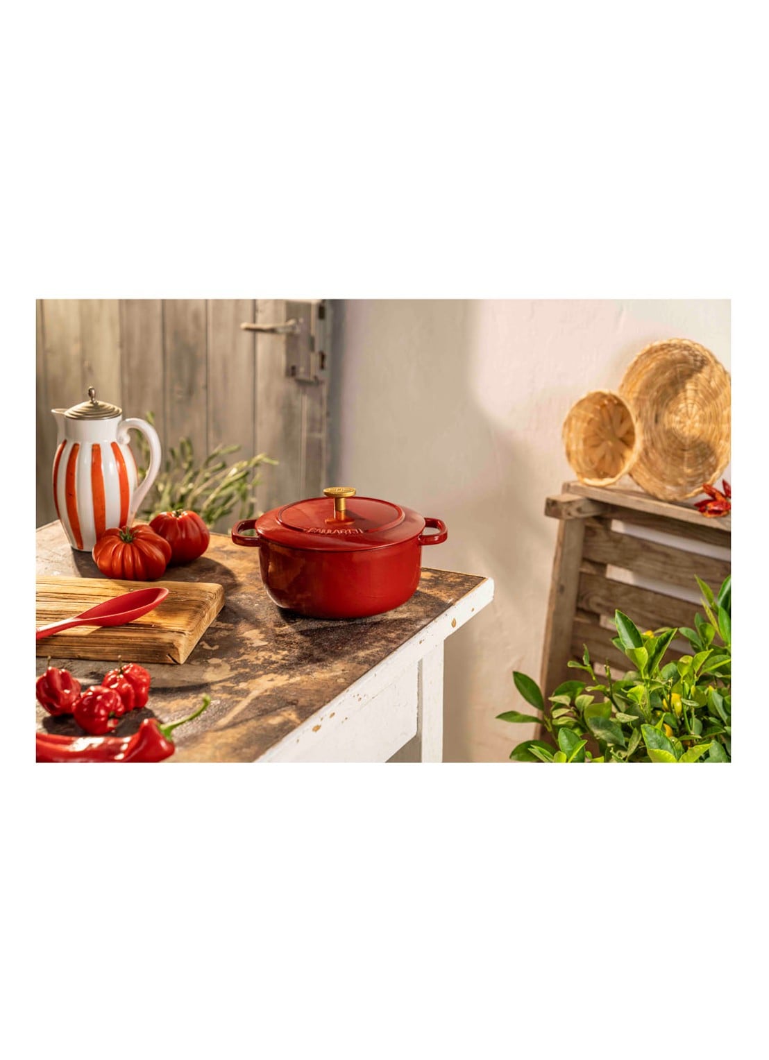 Ballarini Bellamonte ronde braadpan Ø24 cm - detail 4 rood