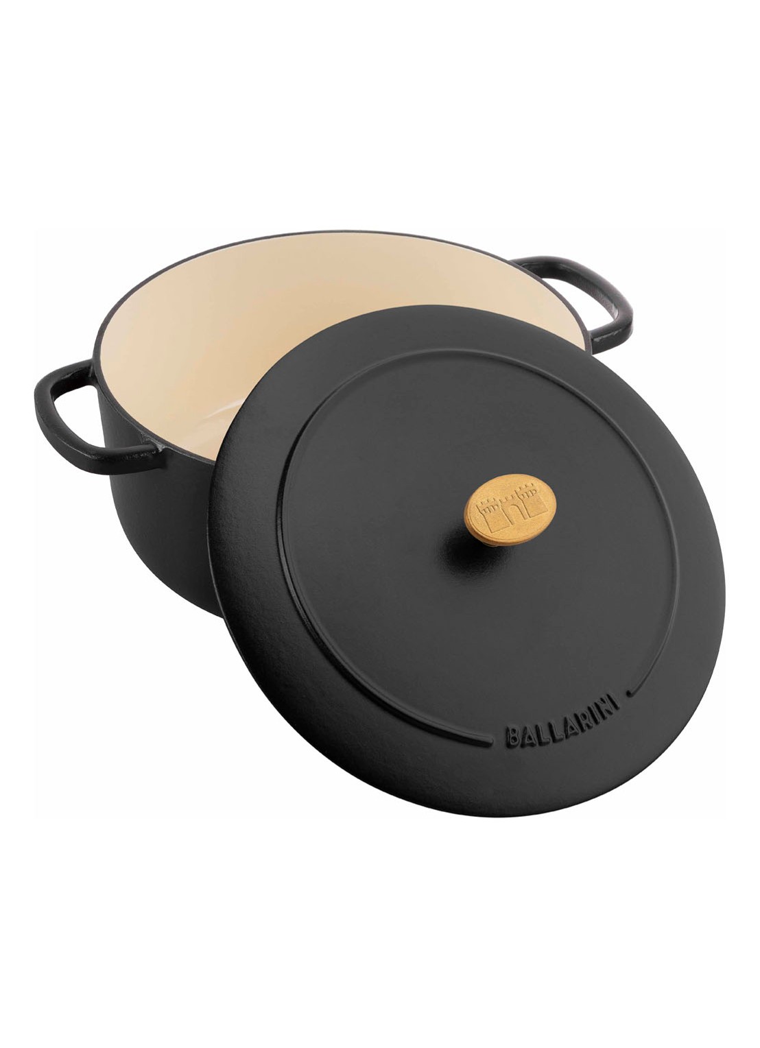 Ballarini Bellamonte ronde braadpan Ø26 cm - voorkant 4 zwart