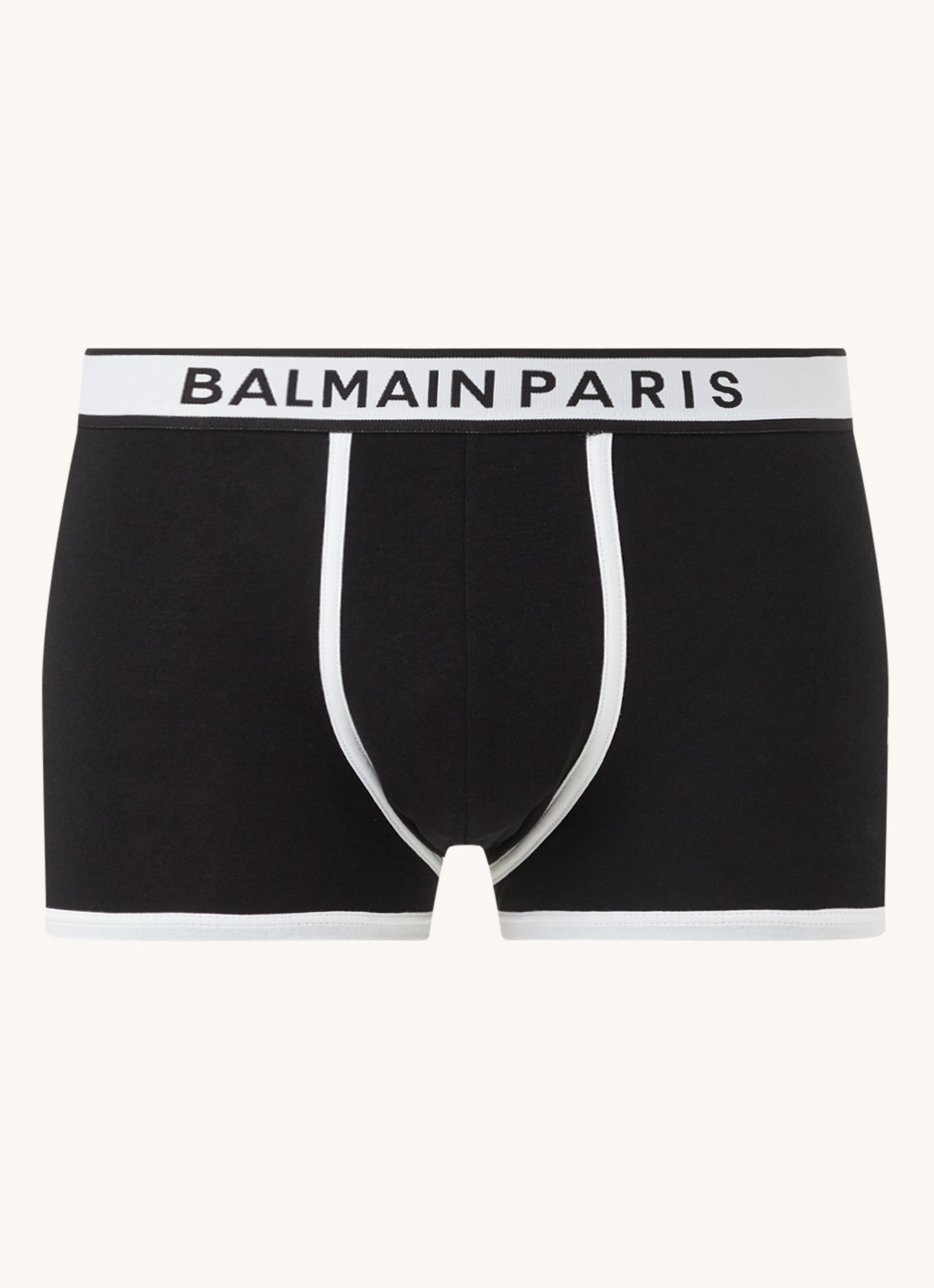 Balmain Boxershort met logoband - voorkant antraciet
