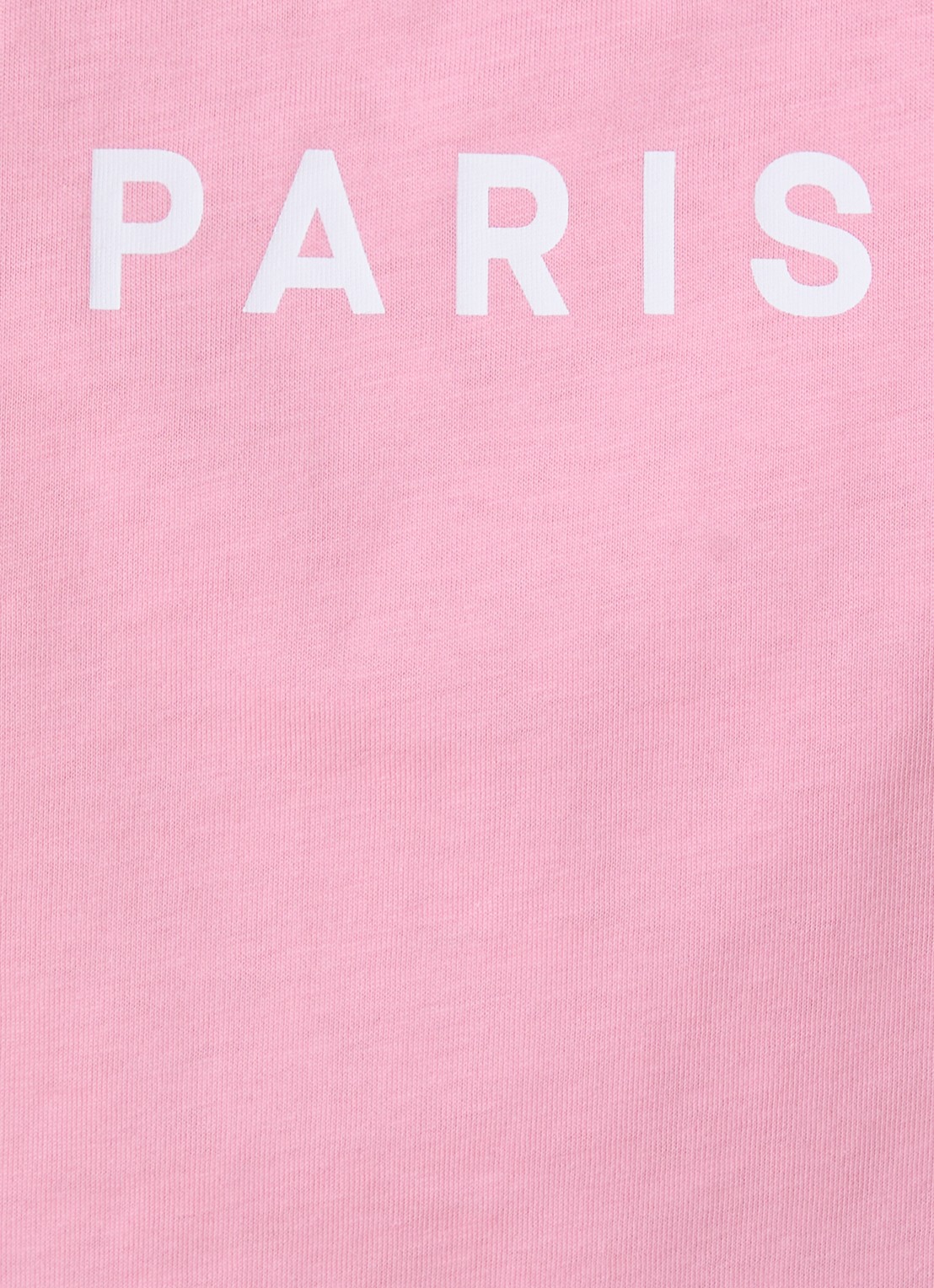 Balmain Cropped T-shirt met logoprint - detail 5 roze