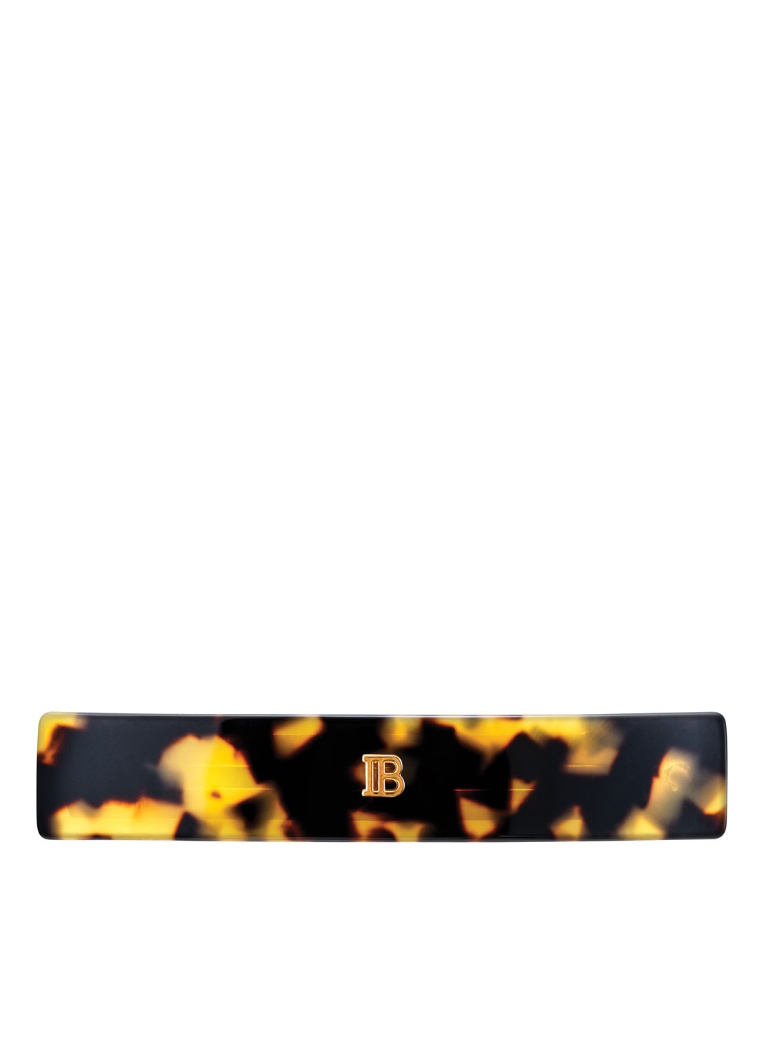 Balmain Hair Cellulose Acetate haarclip medium  - detail abrikoos