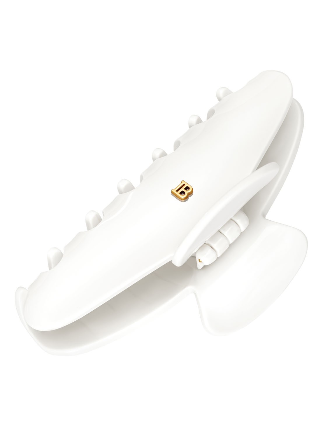 Balmain Hair Cellulose Acetate haarklem large - voorkant 2 wit