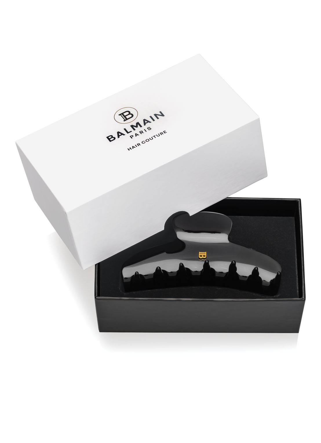Balmain Hair Cellulose Acetate haarklem large - detail 4 zwart